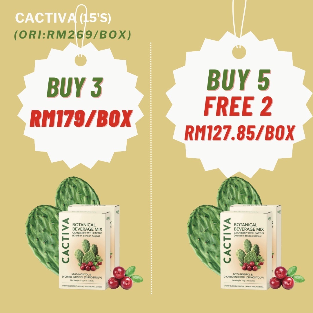 YOUPIN Cactiva Botanical Beverage Mix 15’s
