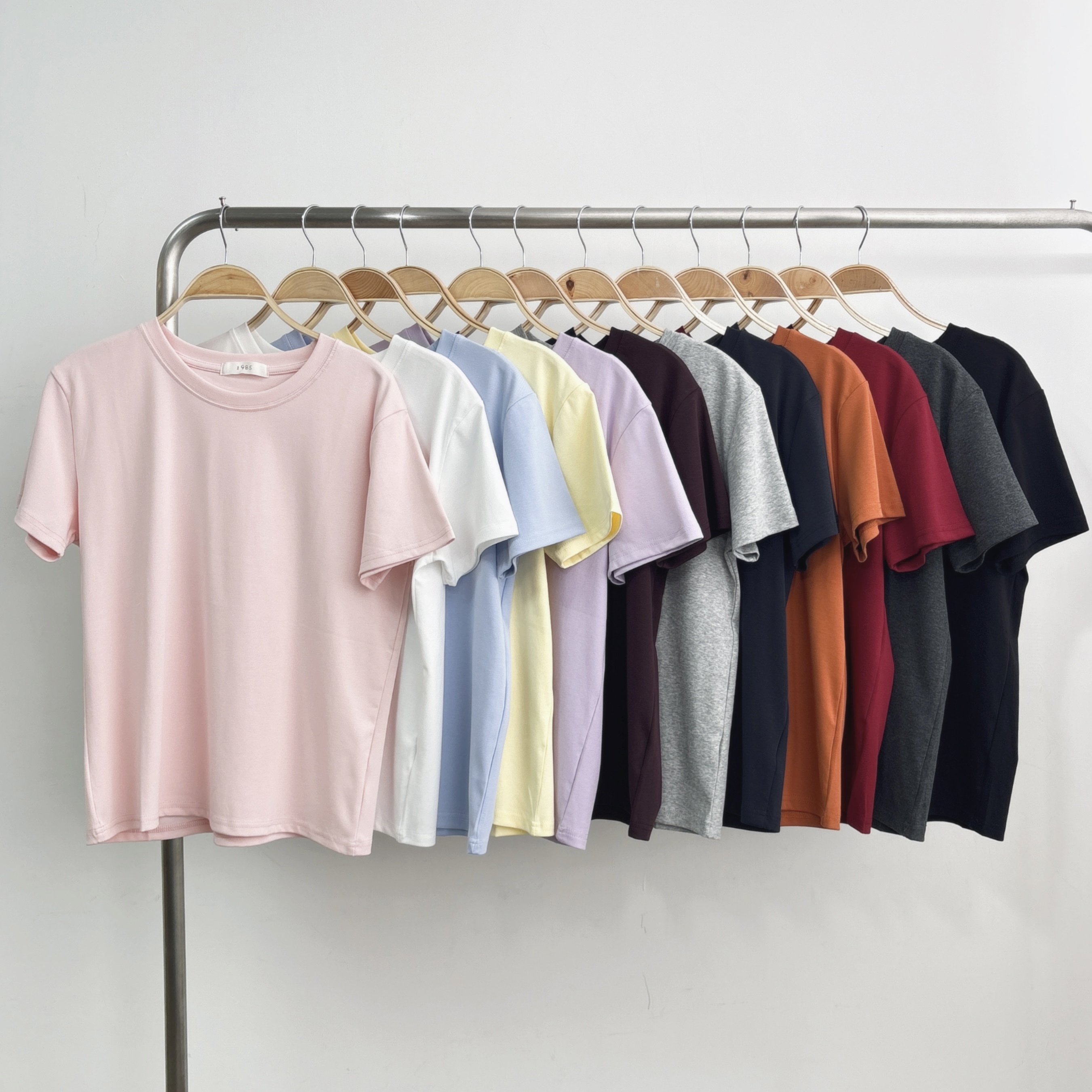 ⭐️⭐️【預訂】純色中版彈棉TEE (T45-T56)