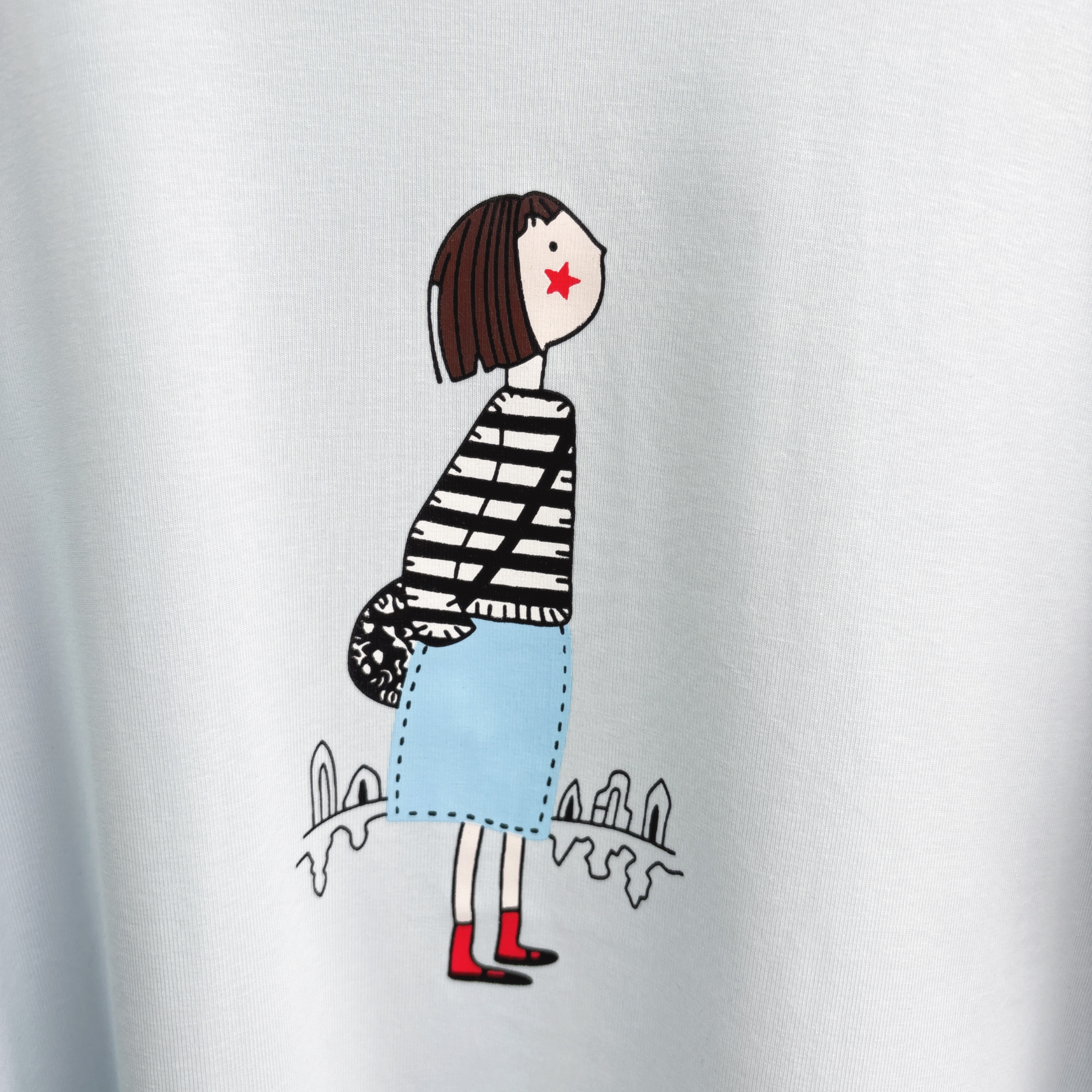 【預訂】女孩燙圖彈棉TEE (T26-T32)