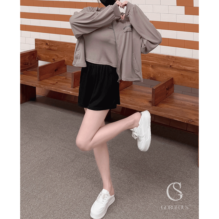 G9882 「10A抗菌莫代爾防曬「女短褲」」