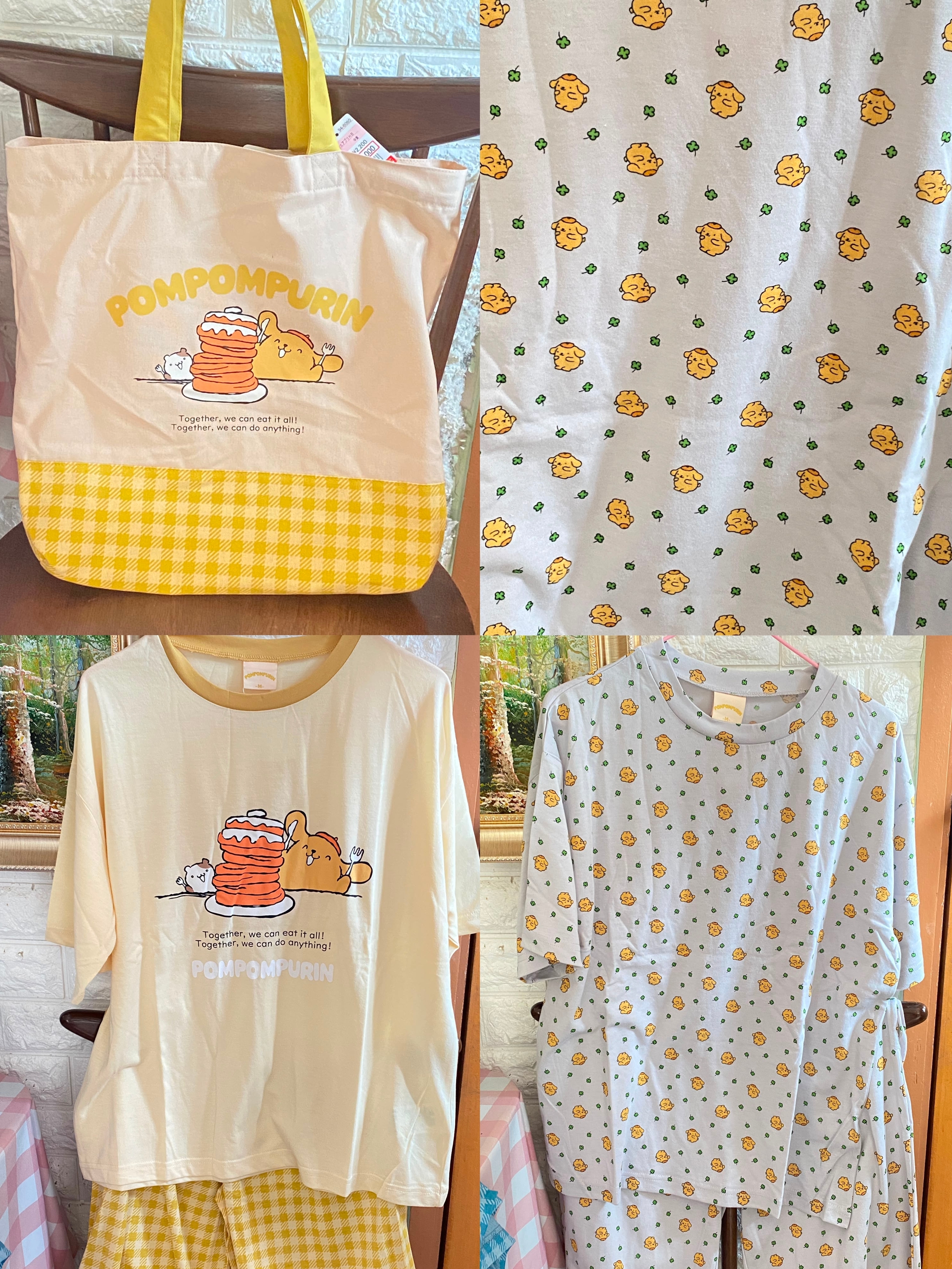 Sanrio 兩套睡衣+布袋 套裝