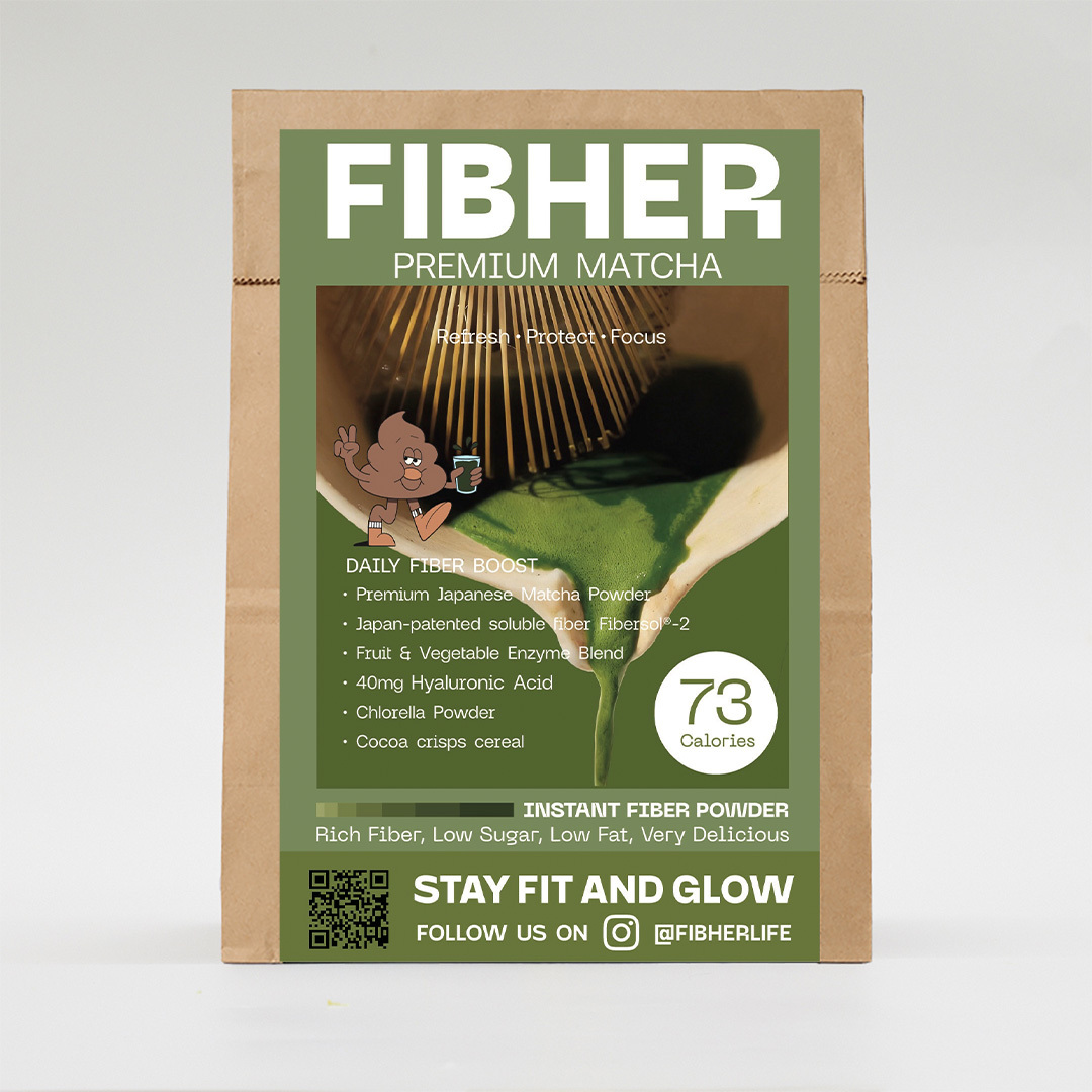 辻利 × FIBHER  纖順頂級抹茶纖維飲【環保包裝】