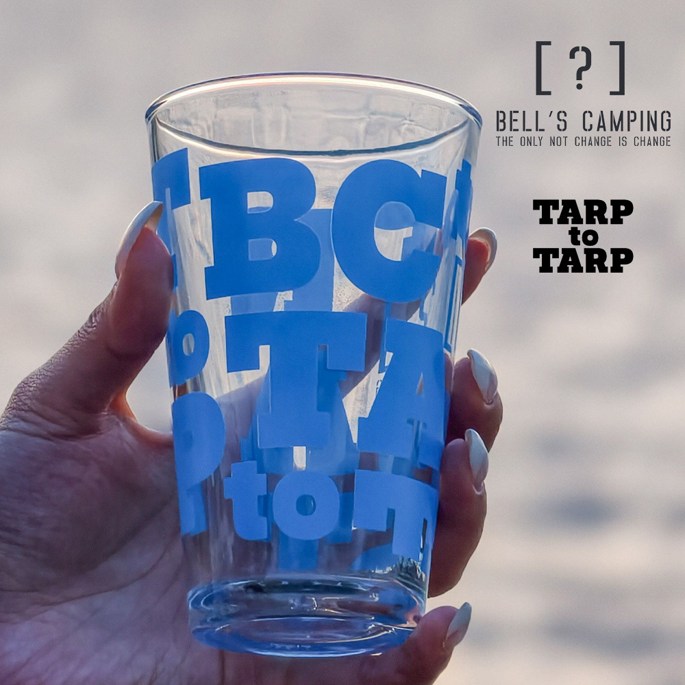 BELL'S CAMPING × TARP to TARP 聯名玻璃杯品脫玻璃杯GLASS啤酒杯