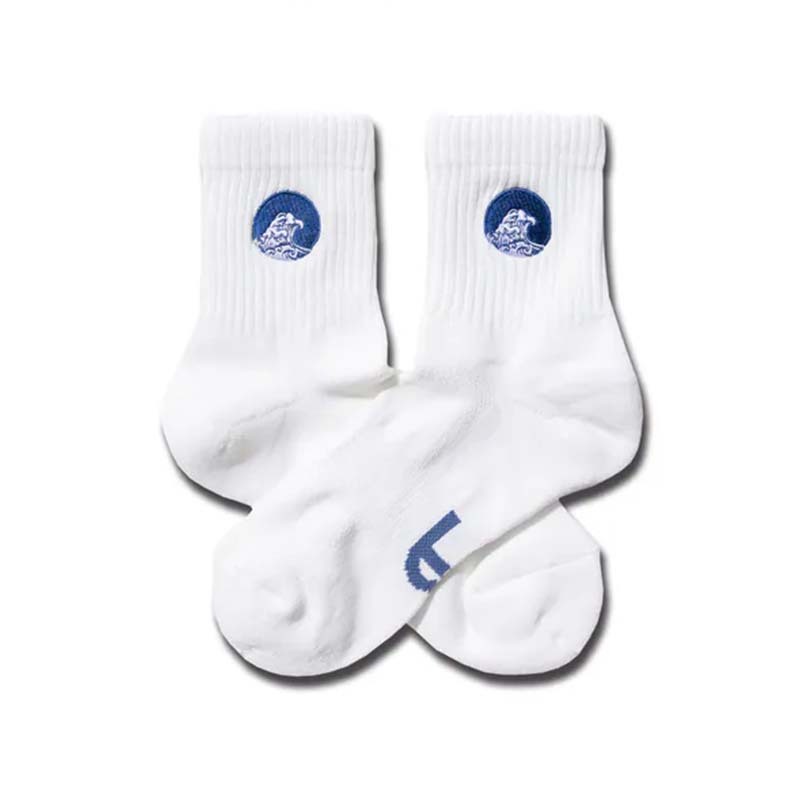 BFF Sea spray Short Sock White 浪花 白色 中筒襪 襪子 BFF-31 [台灣現貨]
