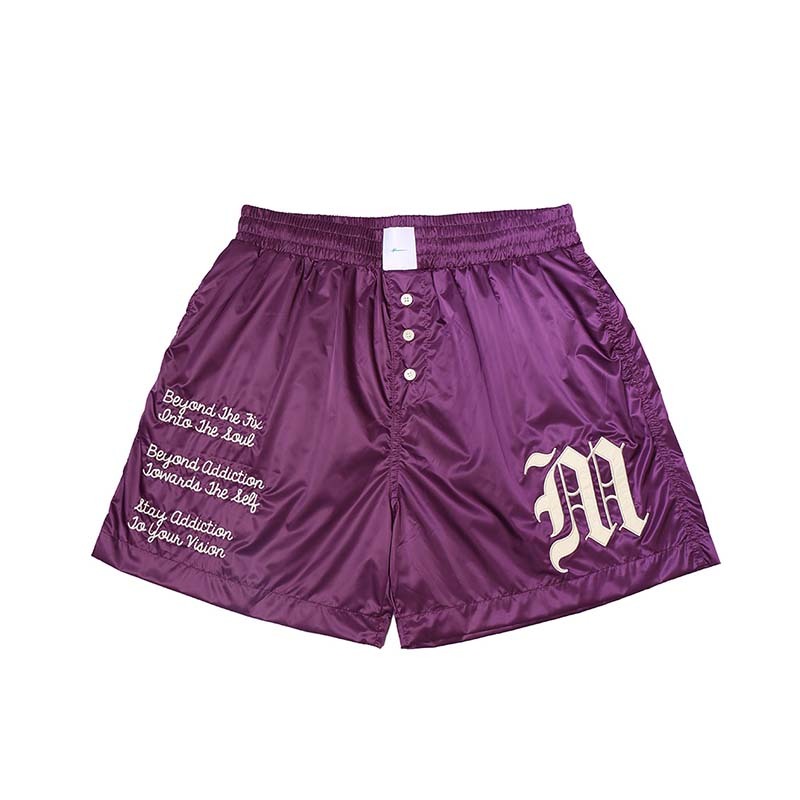 MTA Satin Shorts 緞面 休閒 短褲 紫色 MTA-40 [台灣現貨]