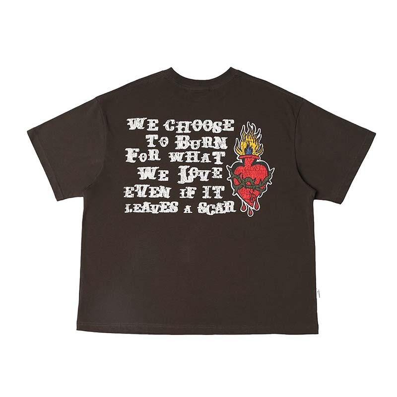MTA Sacred Heart Boxy T-Shirt 聖心 短袖 深灰色 MTA-42 [台灣現貨]