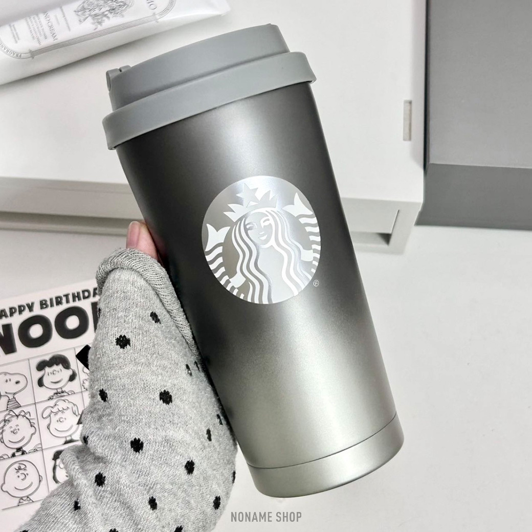 STARBUCKS 星巴克 經典系列 不鏽鋼 保溫杯 500ML 黑銀漸變