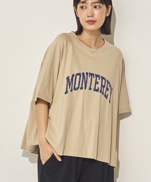 日本預訂 FINAL SALE 34+ 仿舊水洗大版插肩Logo Tee
