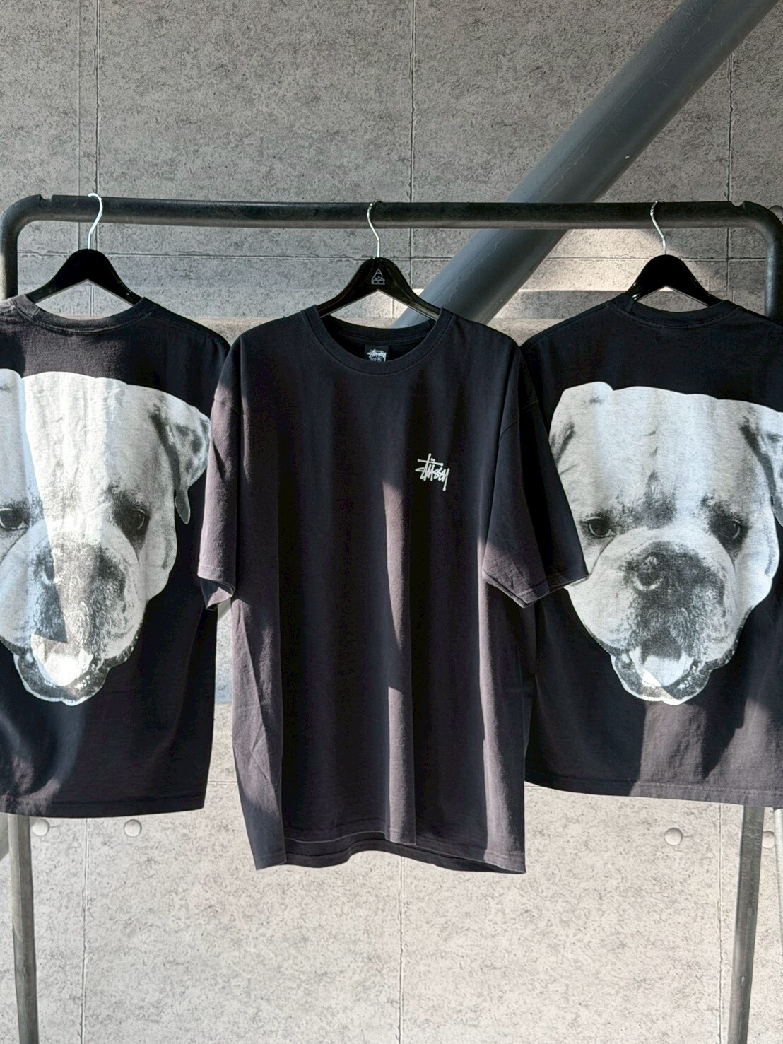 STUSSY BIG DOG STONE WASHED TEE 背後大狗 短袖 T