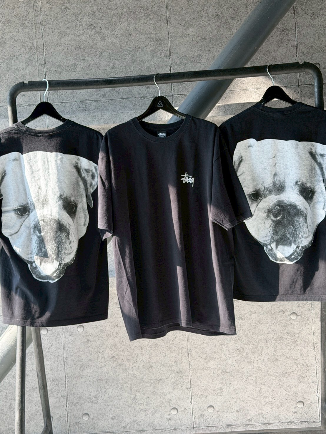 STUSSY BIG DOG STONE WASHED TEE 背後大狗 短袖 T
