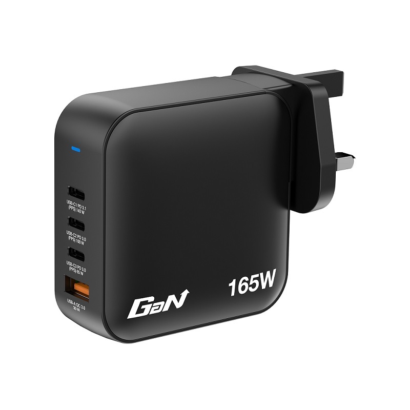 Verbatim 4 Port 165W GaN USB Charger 32057