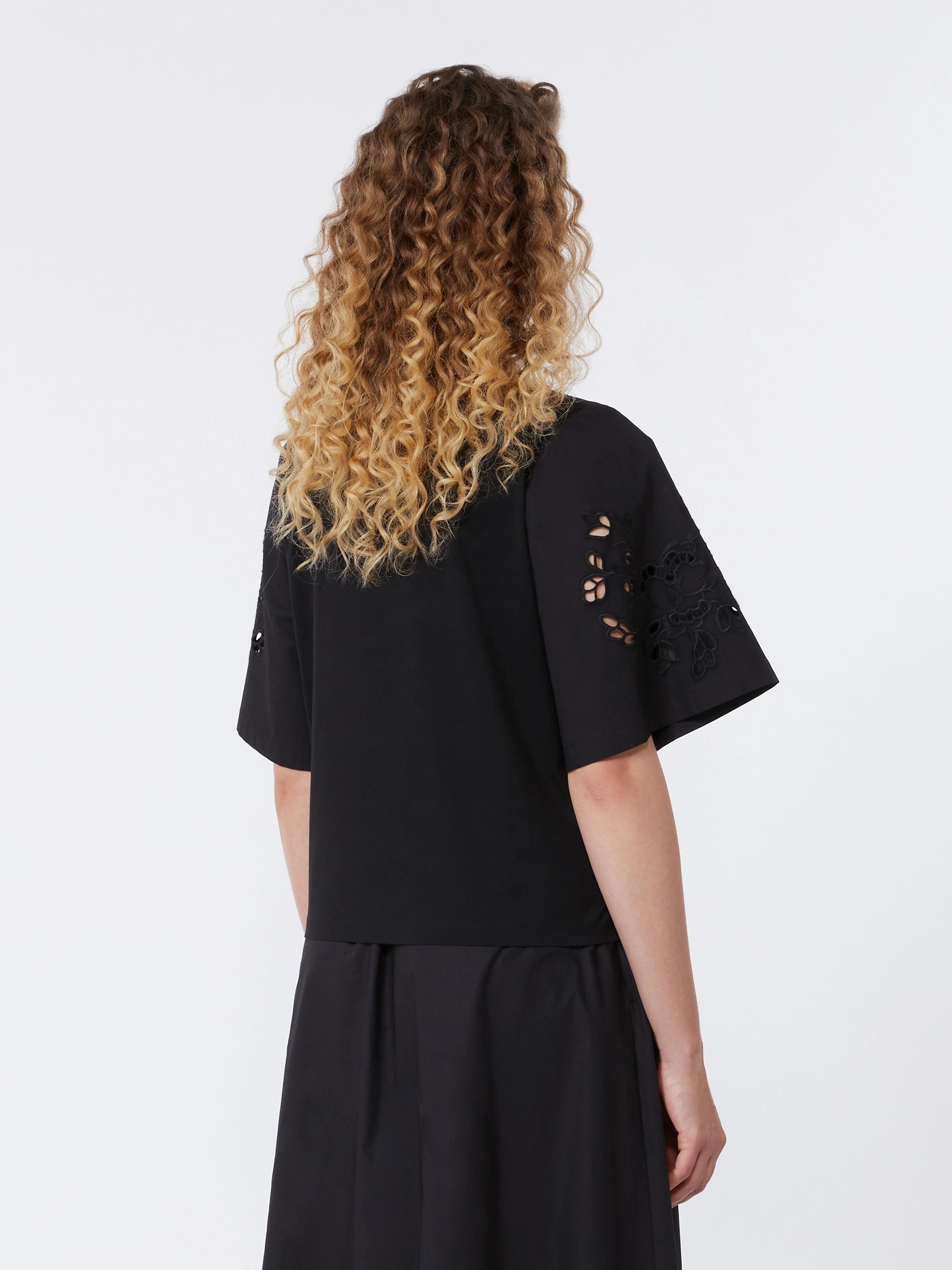 Max Mara 鏤空設計圓領上衣