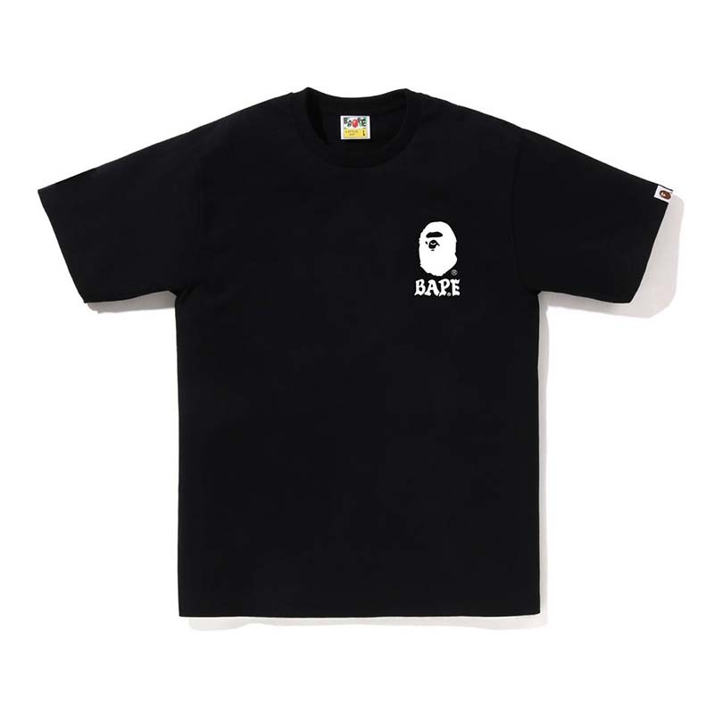 BAPE Japan Culture Lettered Tee 日本製 男版 東京原宿 黑色 RAY-120 [台灣現貨]