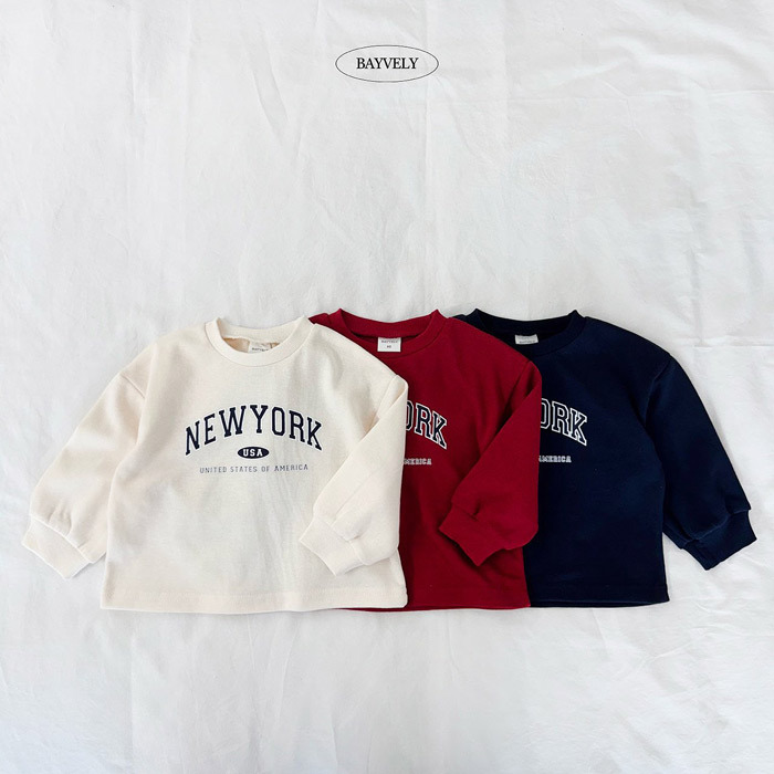 正韓秋BAYVELY 三色new york大學上衣