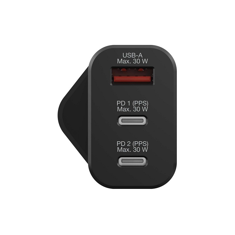 Verbatim 3 Port 30W PD 3.0 & QC 3.0 GaN Charger