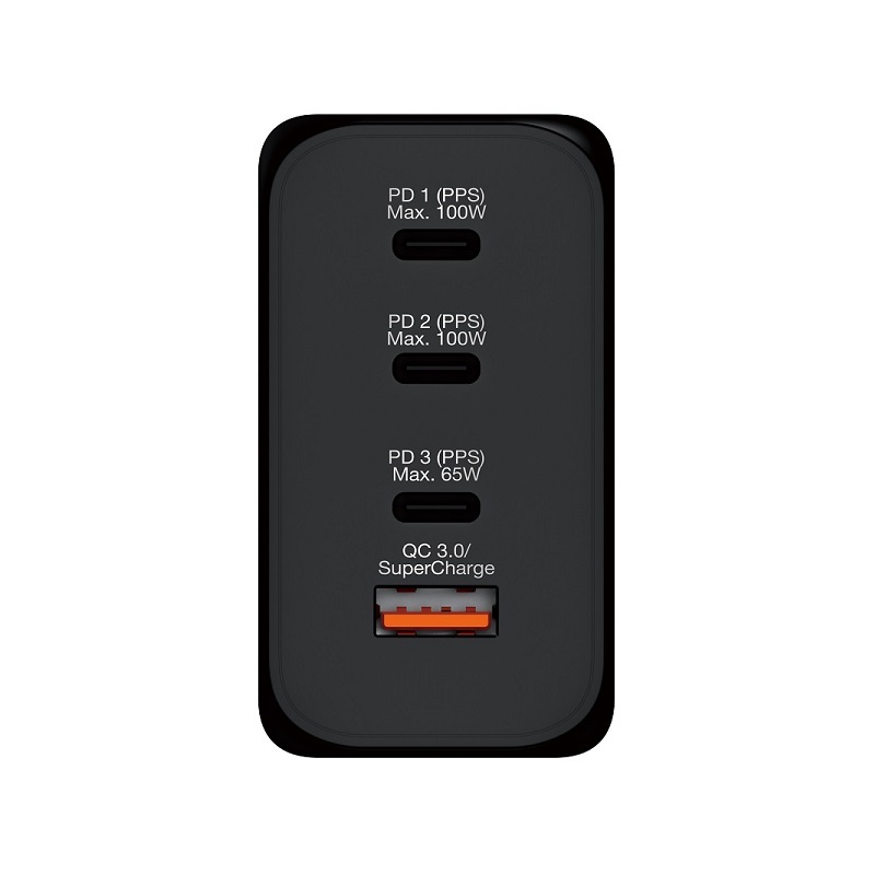 Verbatim 4 Port 200W GaN USB Charger (AC Power Cord) 66704
