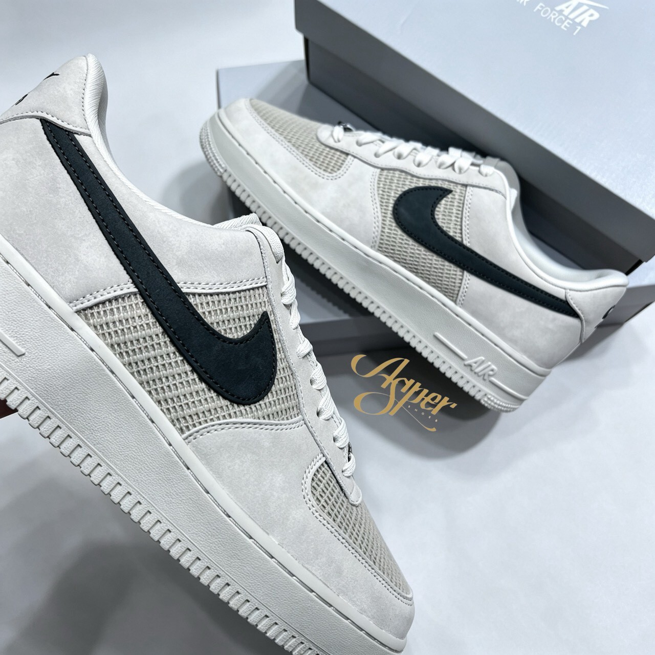 【官網限定】Nike Air Force 1 '07 LV8 ''Ash Weaving'' 煙灰編織 II9807-002 VII