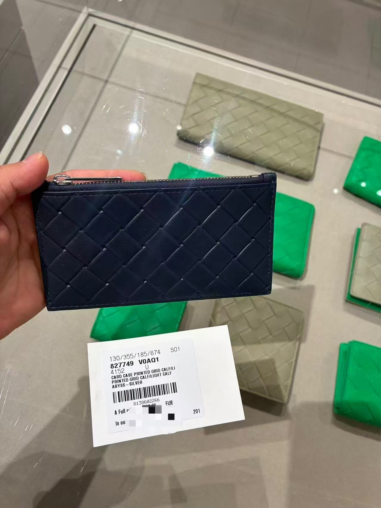 【預購】Bottega Veneta S072709 零錢包 (深藍色)