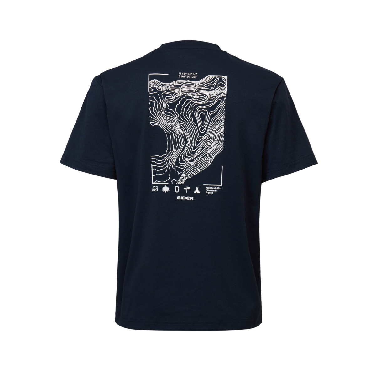 【EIDER】男吸濕快乾短袖圓領上衣/26EDMM26297-[海軍藍]