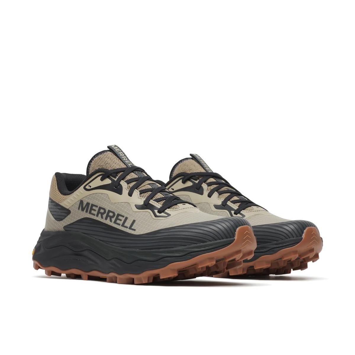 【MERRELL】AGILITY PEAK 5 GTX 男防水輕量戶外越野訓練鞋 卡其 /ML068323