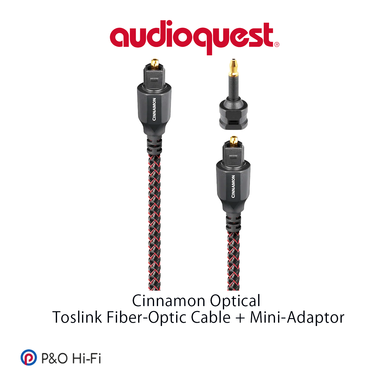 AudioQuest Cinnamon Optical (肉桂) 數碼光纖訊號線配迷你轉插