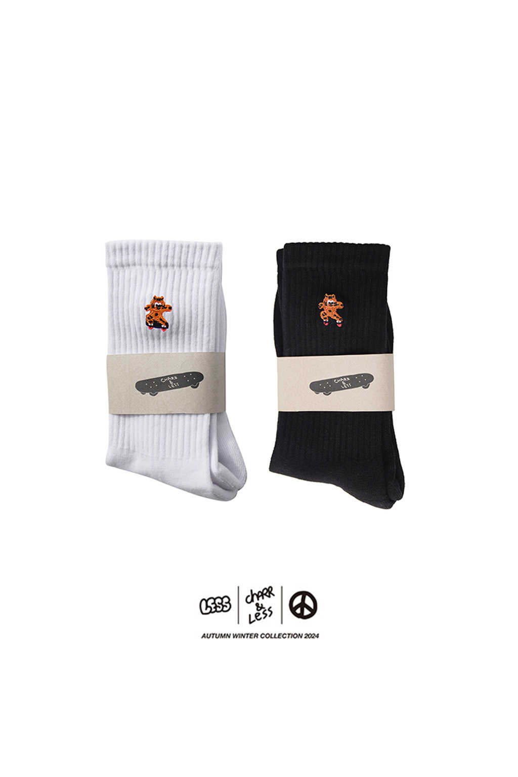 LESS x Charr - One Punch Cat Socks