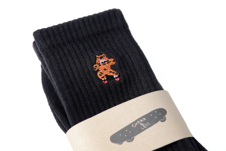LESS x Charr - One Punch Cat Socks