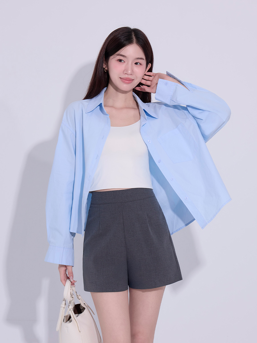# OH!HER 純棉簡約日常襯衫