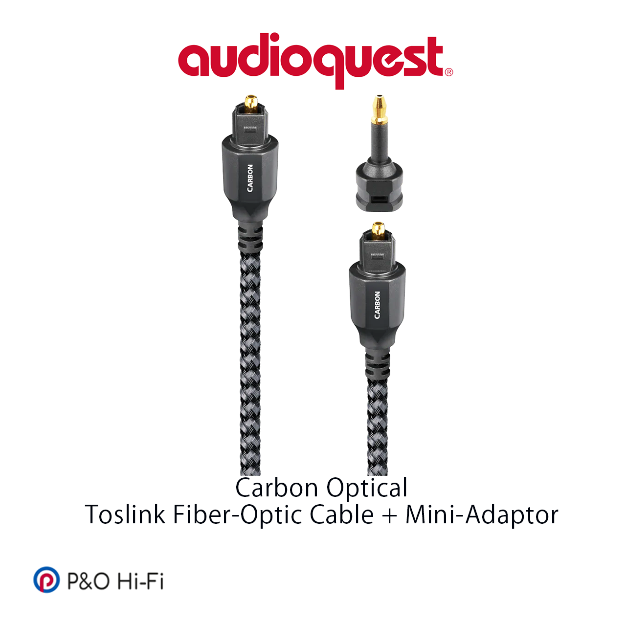AudioQuest Carbon Optical (碳纖) 數碼光纖訊號線配迷你轉插