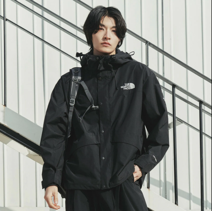 LYS02156 The North Face 連帽風衣外套黑色