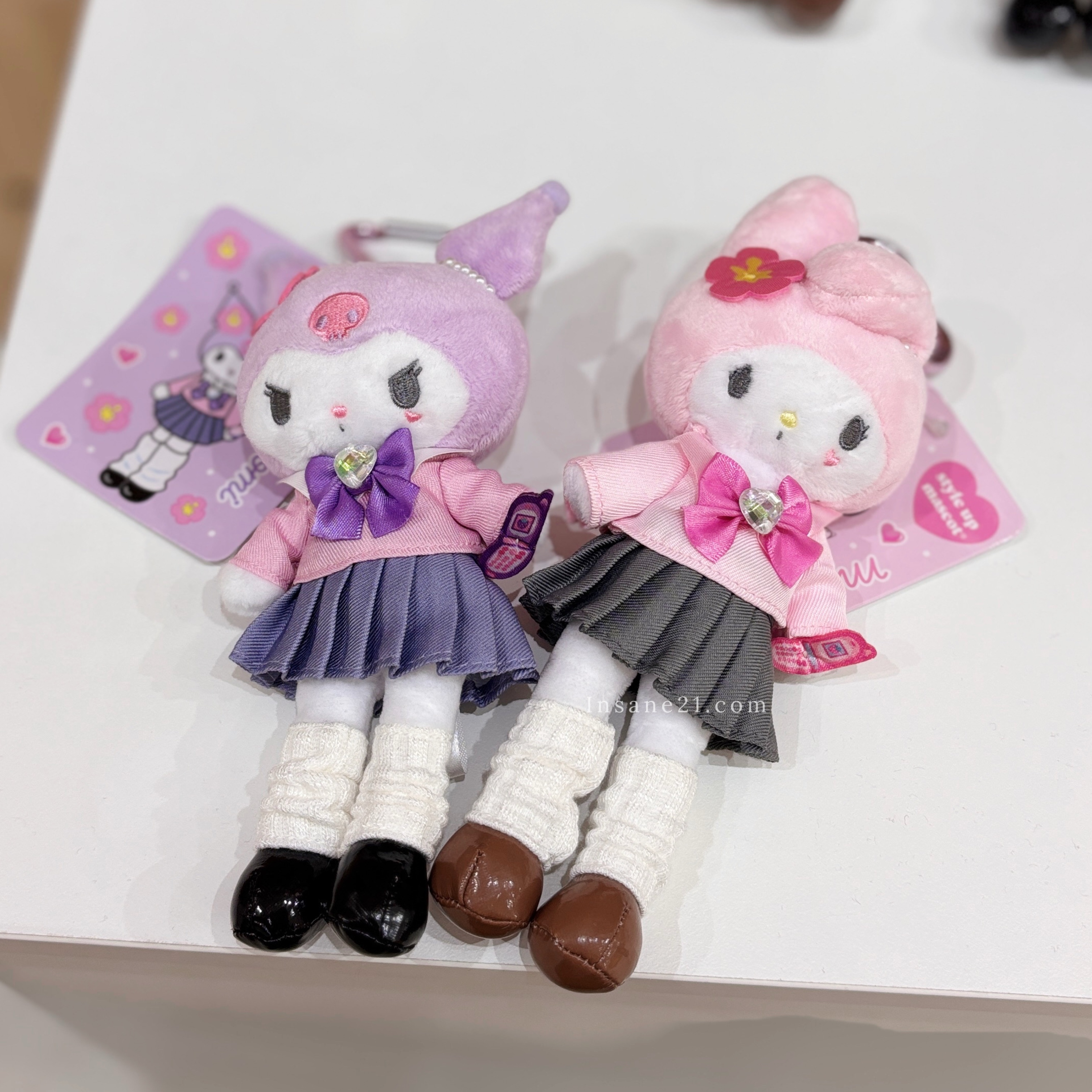 SANRIO 三麗鷗 長腿制服 手提袋 手機造型 吊飾 酷洛米 美樂蒂