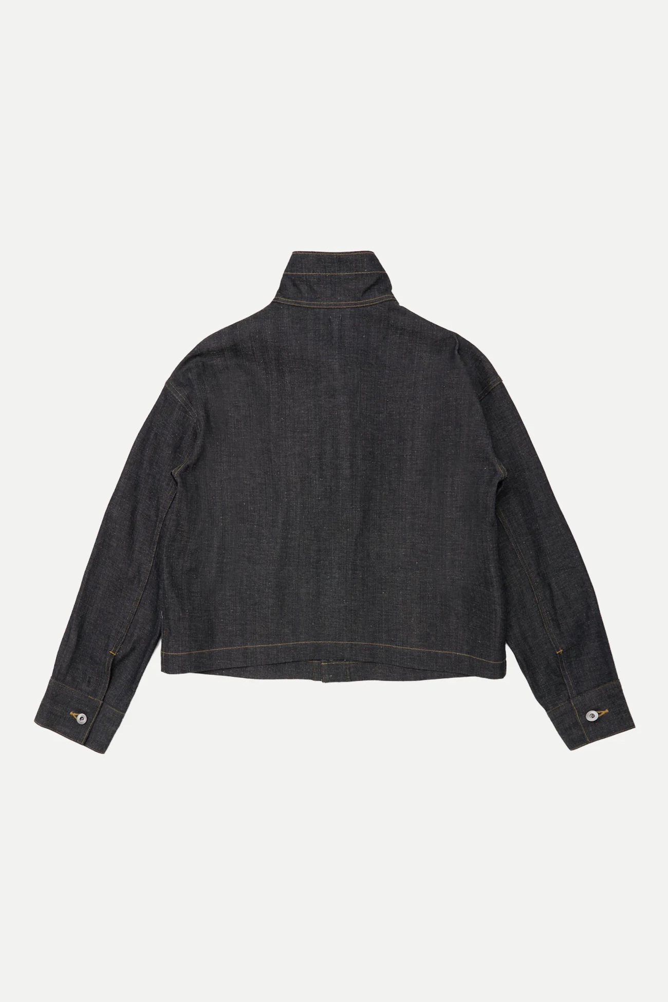 T.T FUNNEL NECK DENIM COVERALL JACKET