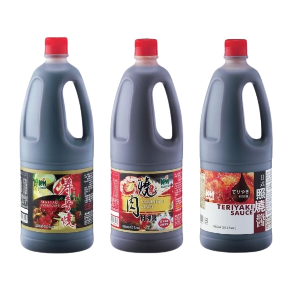 (營業用箱購) 穀盛 日式醬料 (照燒醬/壽喜燒醬/燒肉醬) 1800mlx6瓶