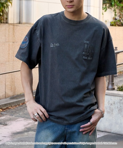 日本 MLB x mono-mart Double Patch Vintage T-Shirt [sc1380]