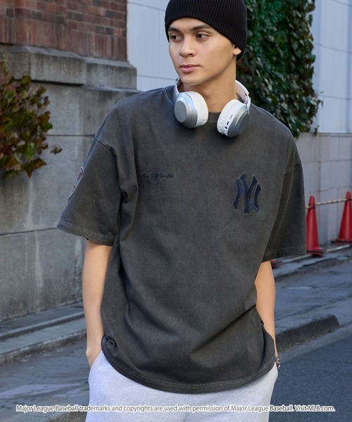 日本 MLB x mono-mart Double Patch Vintage T-Shirt [sc1380]