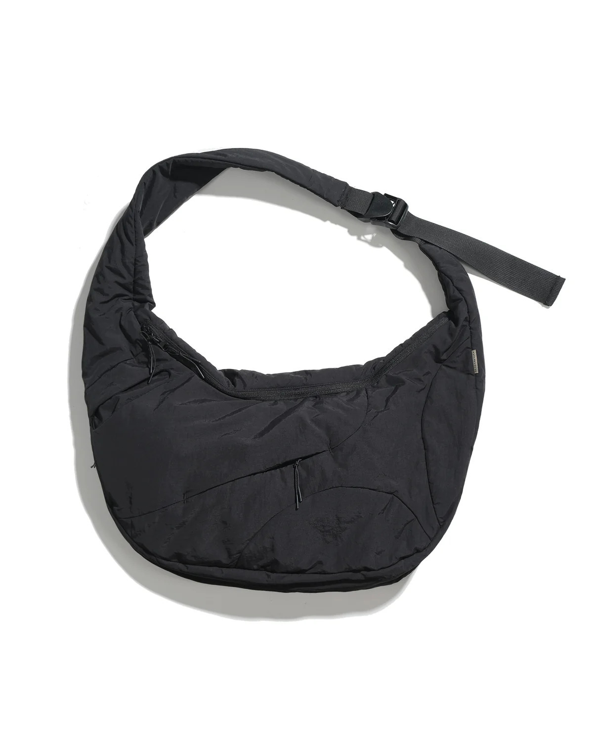 Octo Gambol Offset Void Crescent Bag - Black | S26-C2-B