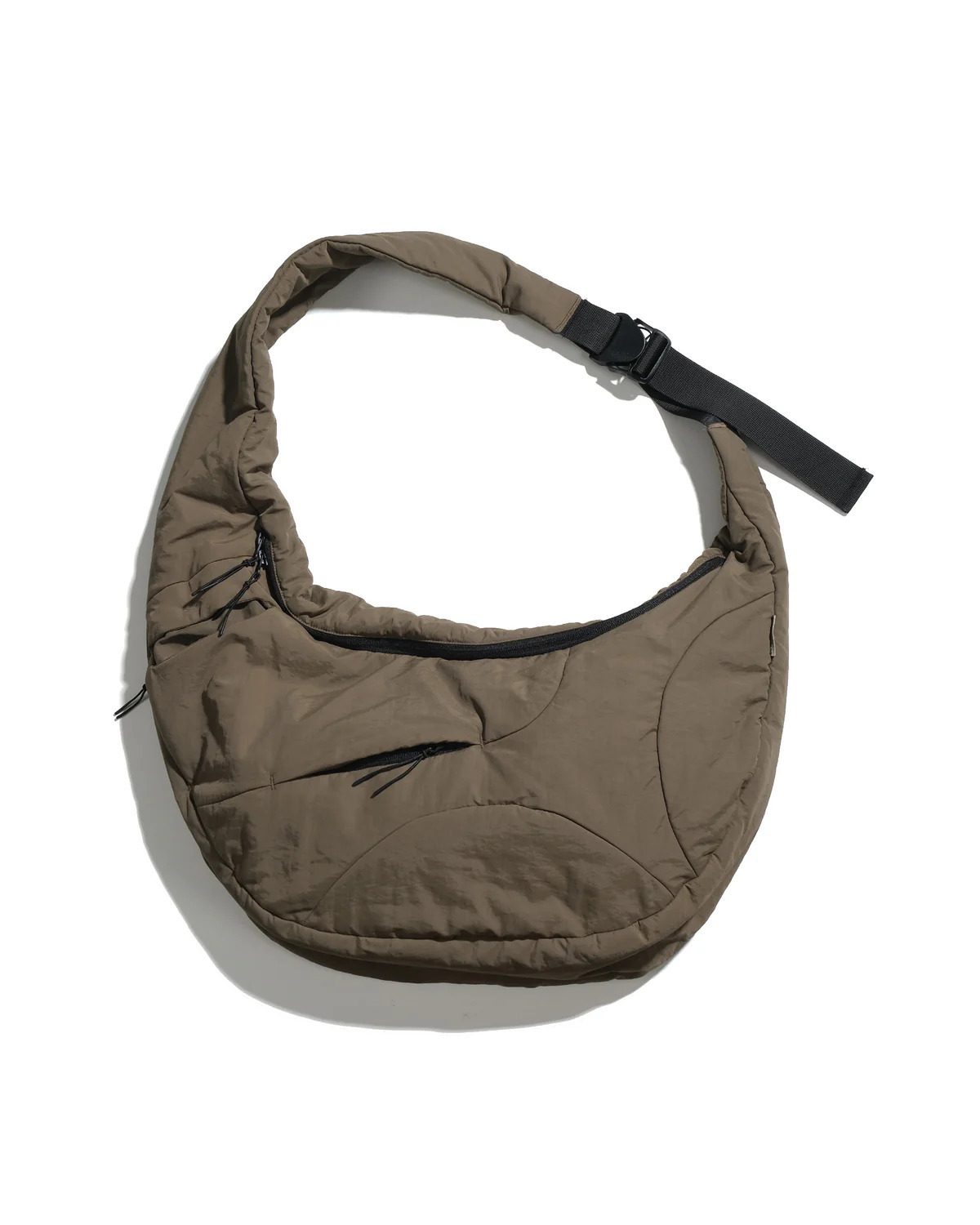 Octo Gambol Offset Void Crescent Bag - Brown | S26-C2-B