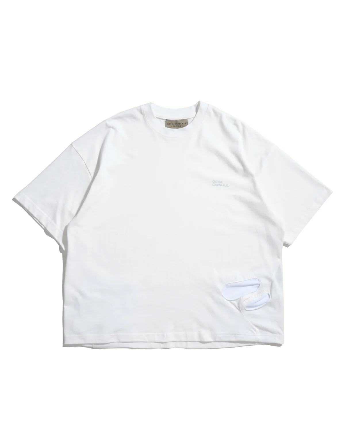 Octo Gambol Offset Void Tee - White | S26-C2-T