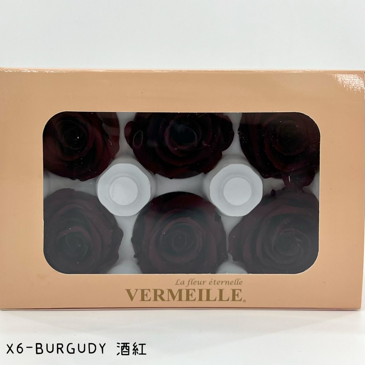 哥倫比亞 VERMEILLE-INES(X6朵) 酒紅