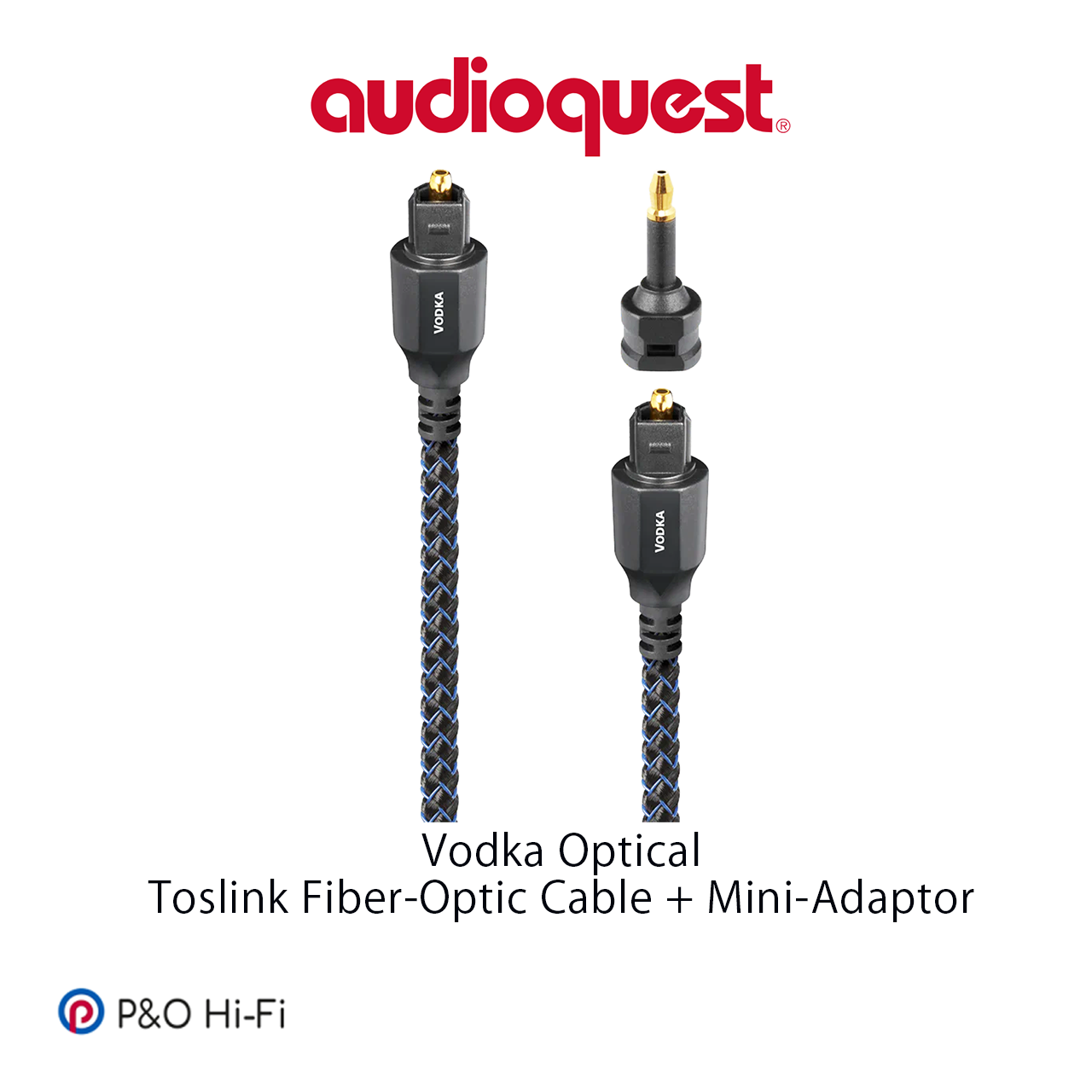 AudioQuest Vodka Optical (伏特加) 旗艦級數碼光纖訊號線配迷你轉插