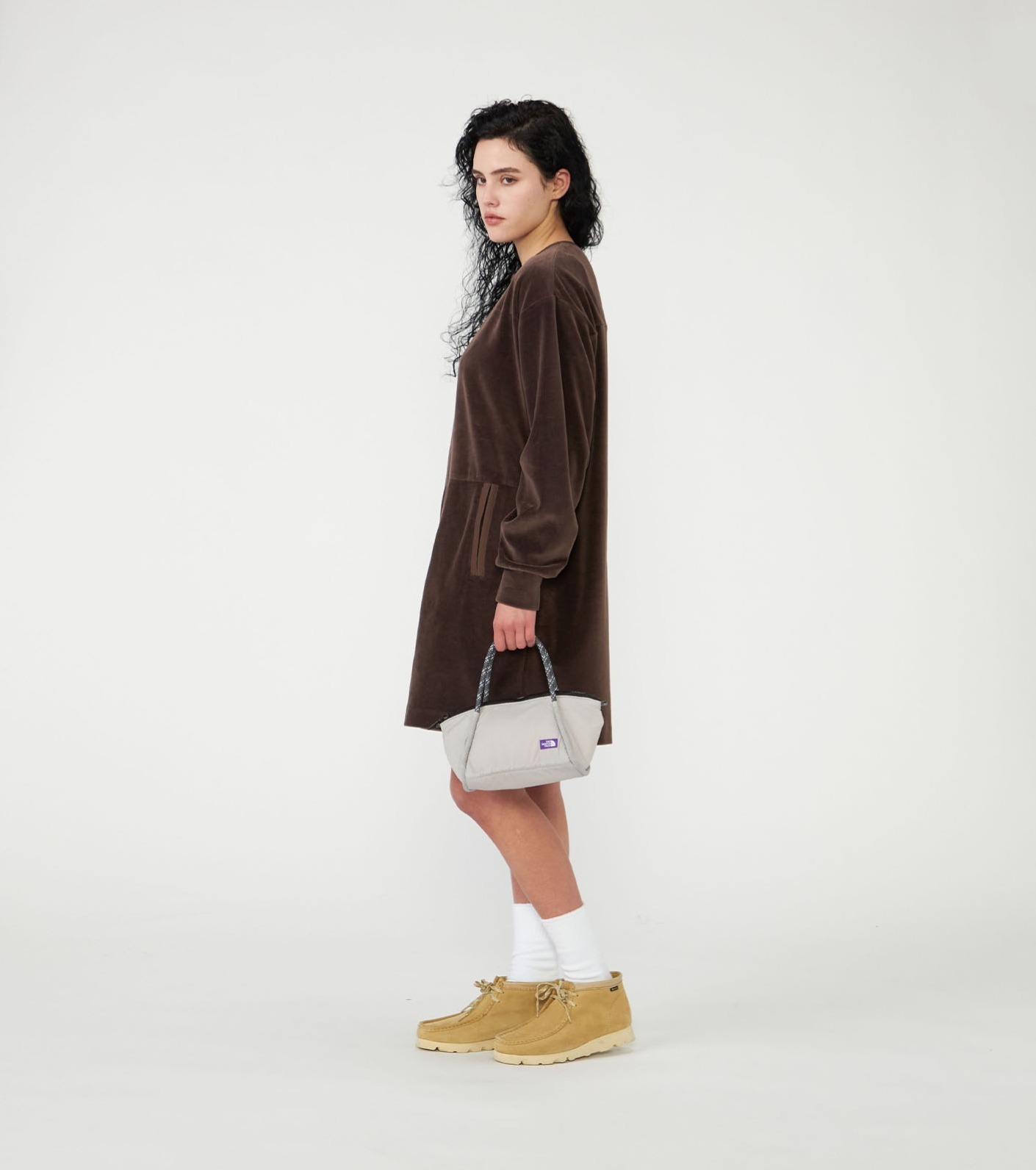 預購┃日本 TNF 紫標 Stroll 2Way Demi Tote Bag 側背包 小包