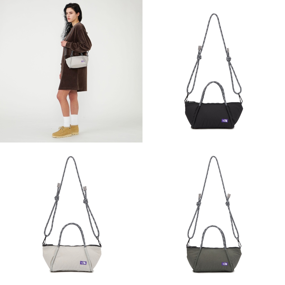 預購┃日本 TNF 紫標 Stroll 2Way Demi Tote Bag 側背包 小包
