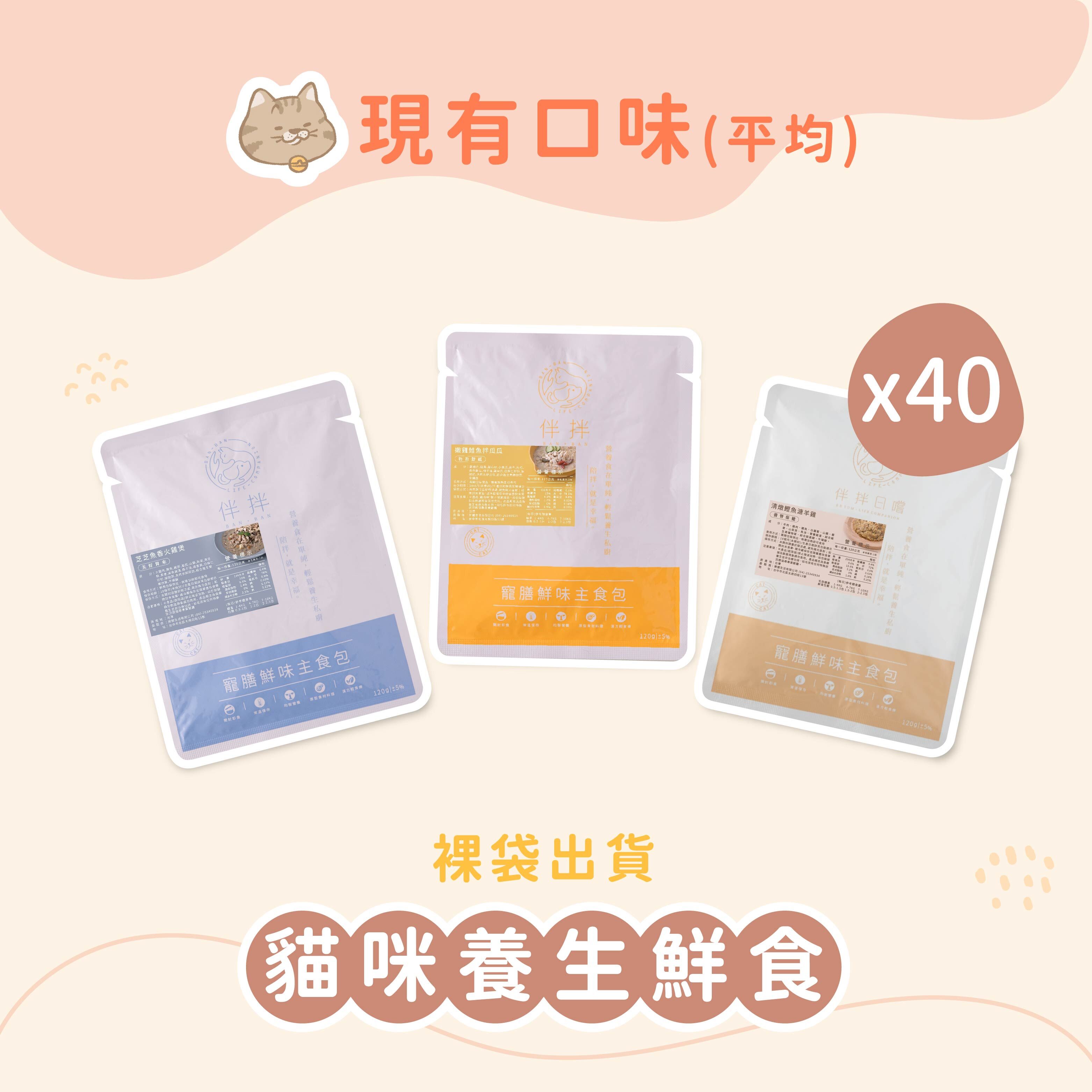 【40入】貓咪-大份量囤貨組