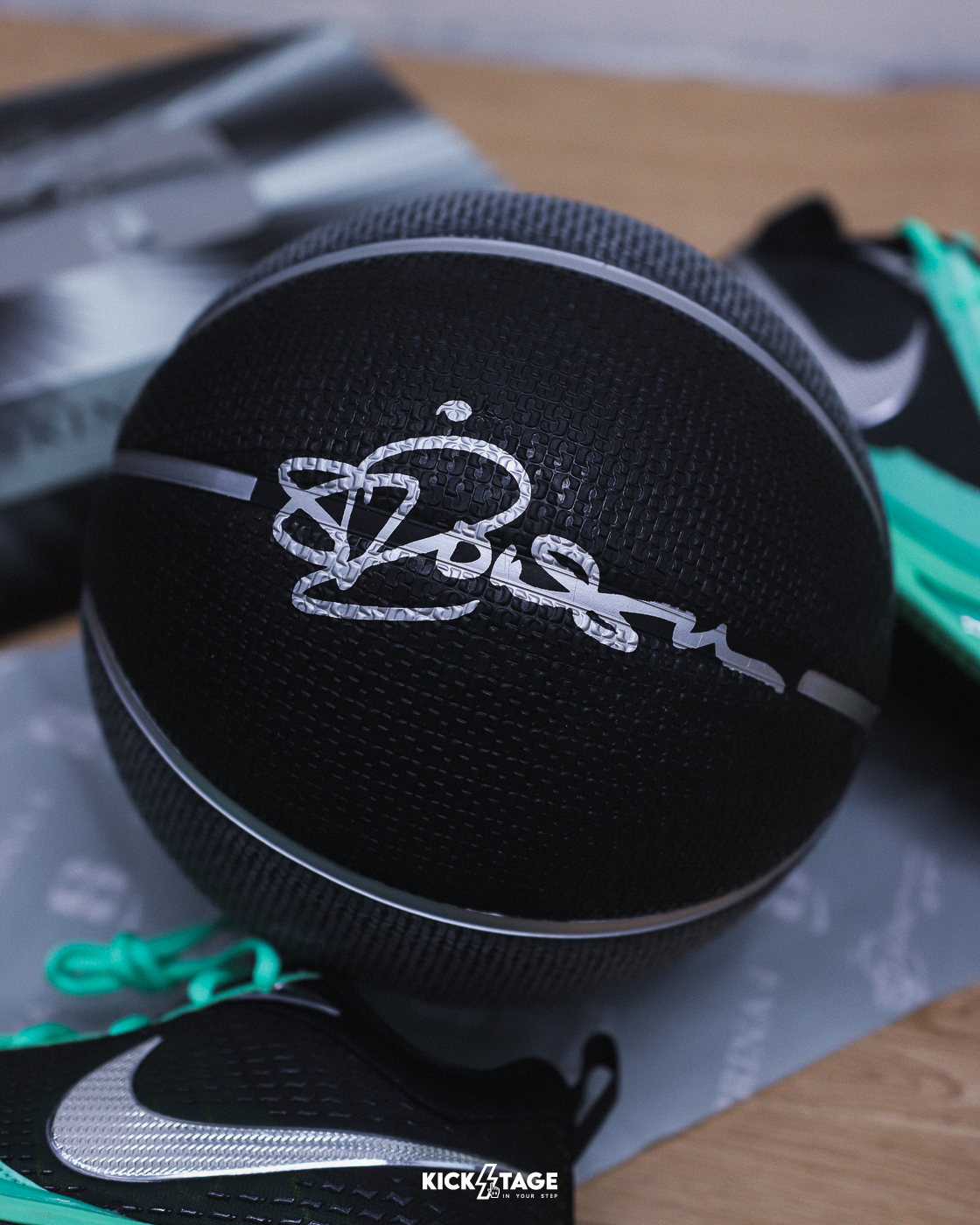 NIKE SABRINA IONESCU 黑銀灰 莎賓娜 橡膠 防滑 耐磨 6號球 室外球 籃球【N101427208606】BBASKETBALL 8P