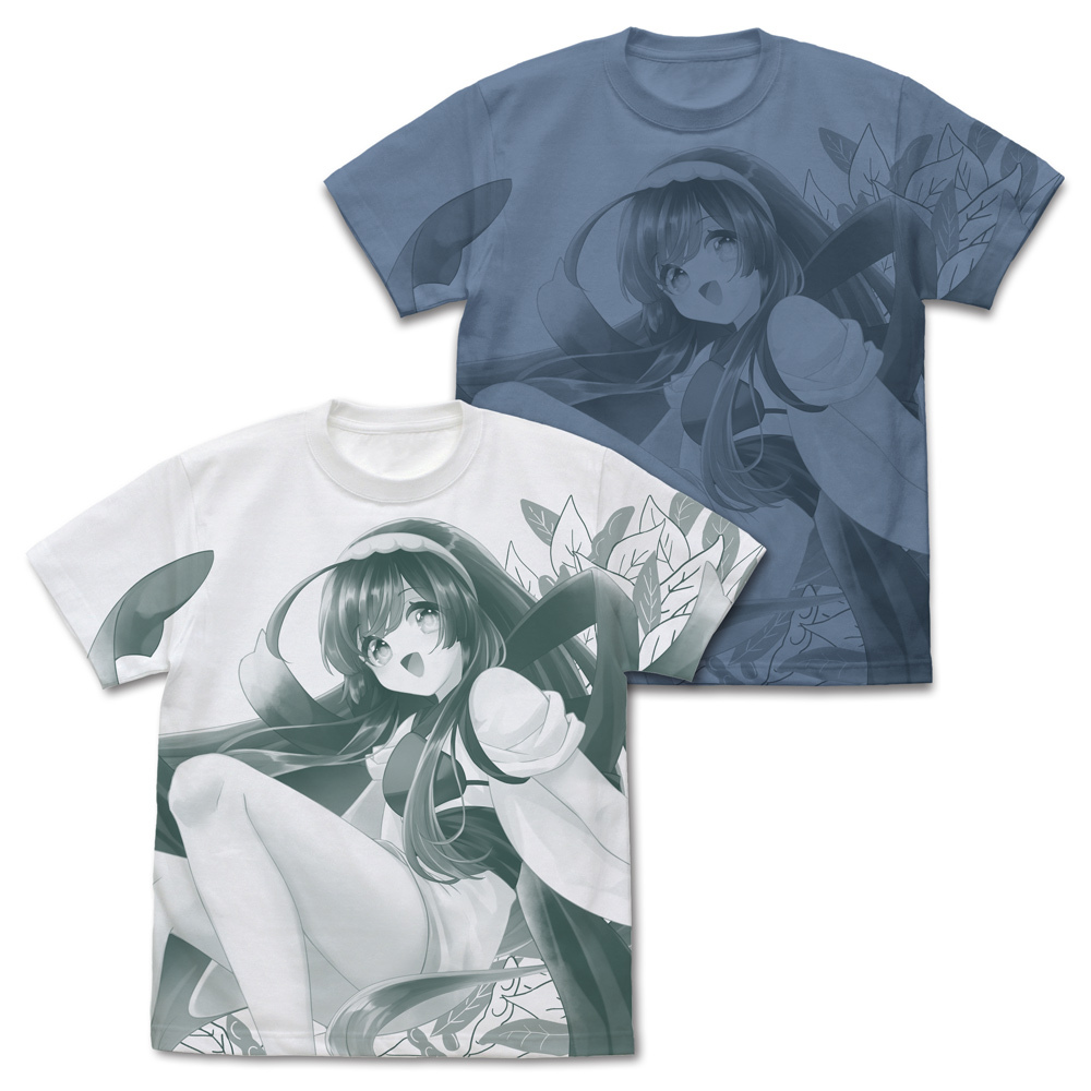 東北ずん子 ｵｰﾙﾌﾟﾘﾝﾄTｼｬﾂ/HAZY BLUE COSPA 081726