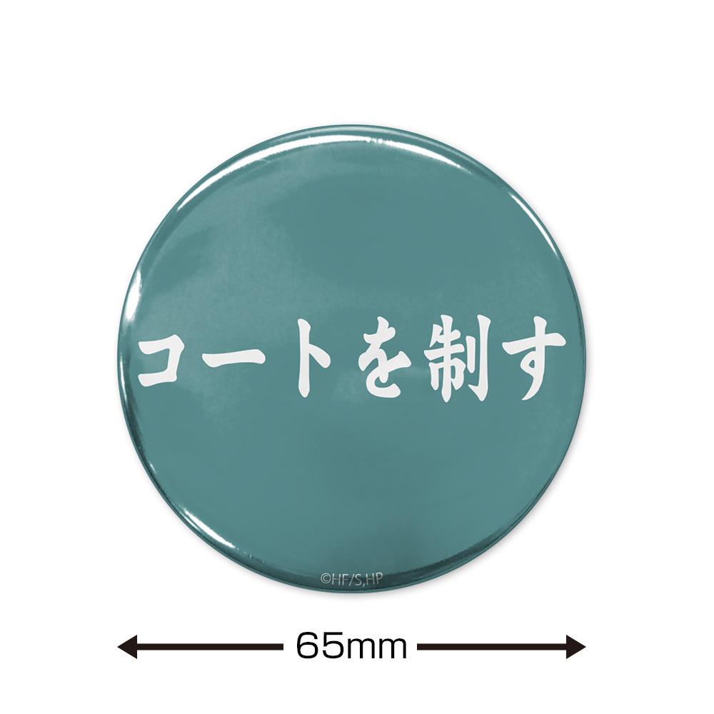 ｢ｺｰﾄを制す｣青葉城西高校 65mm缶ﾊﾞｯｼﾞ COSPA 081726