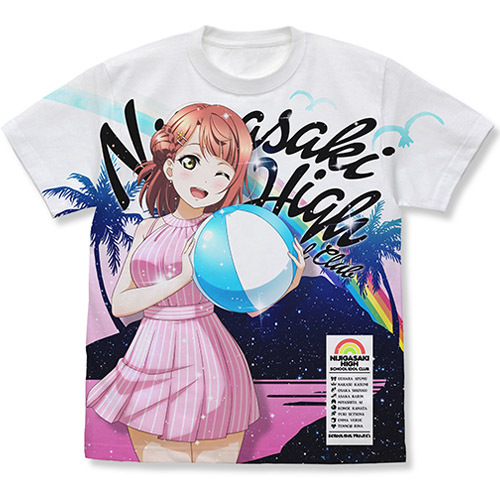 上原歩夢 ﾌﾙｸﾞﾗﾌｨｯｸTｼｬﾂ 水着Ver./WHITE COSPA 081726