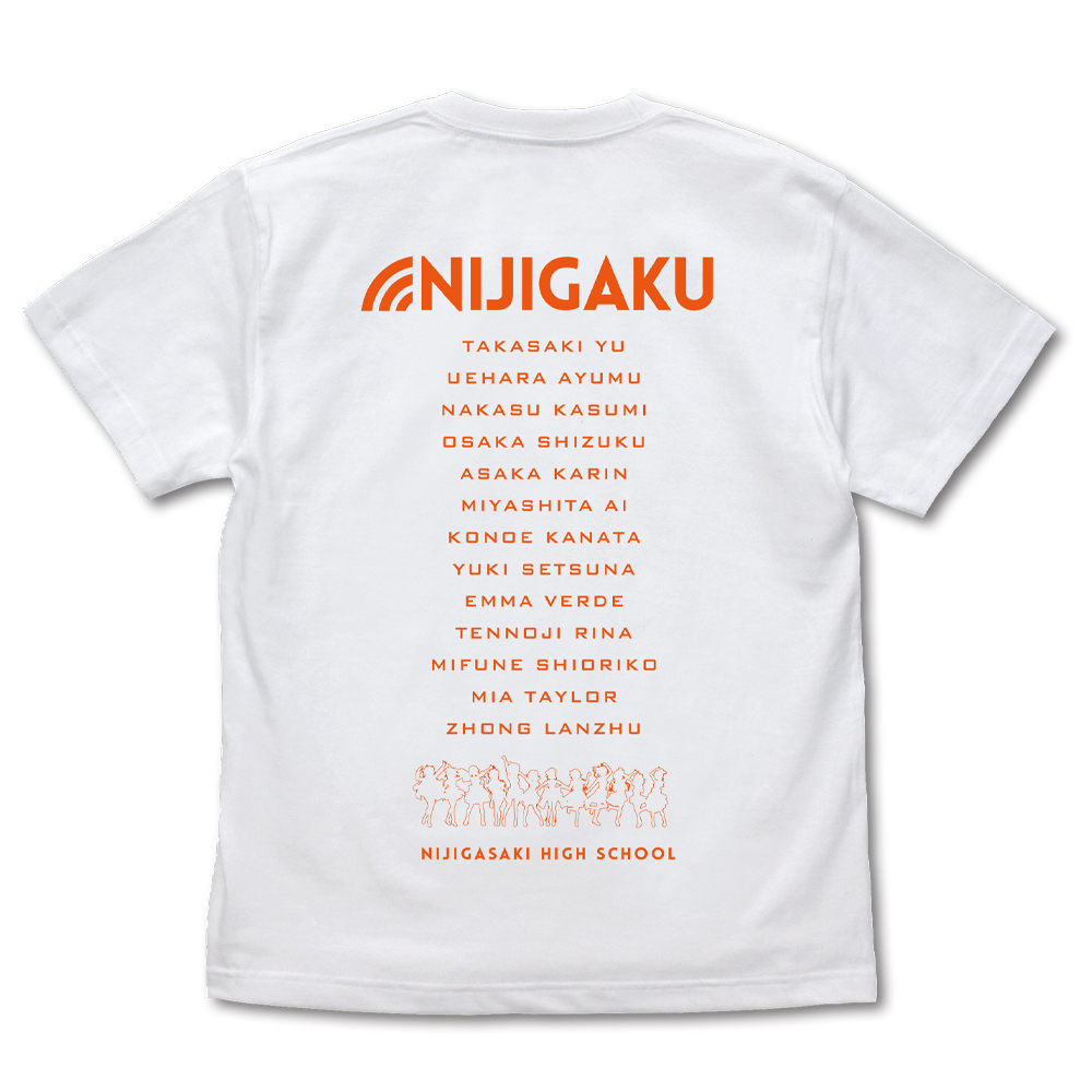 虹ヶ咲学園ｽｸｰﾙｱｲﾄﾞﾙ同好会 Tｼｬﾂ/WHITE COSPA 081726