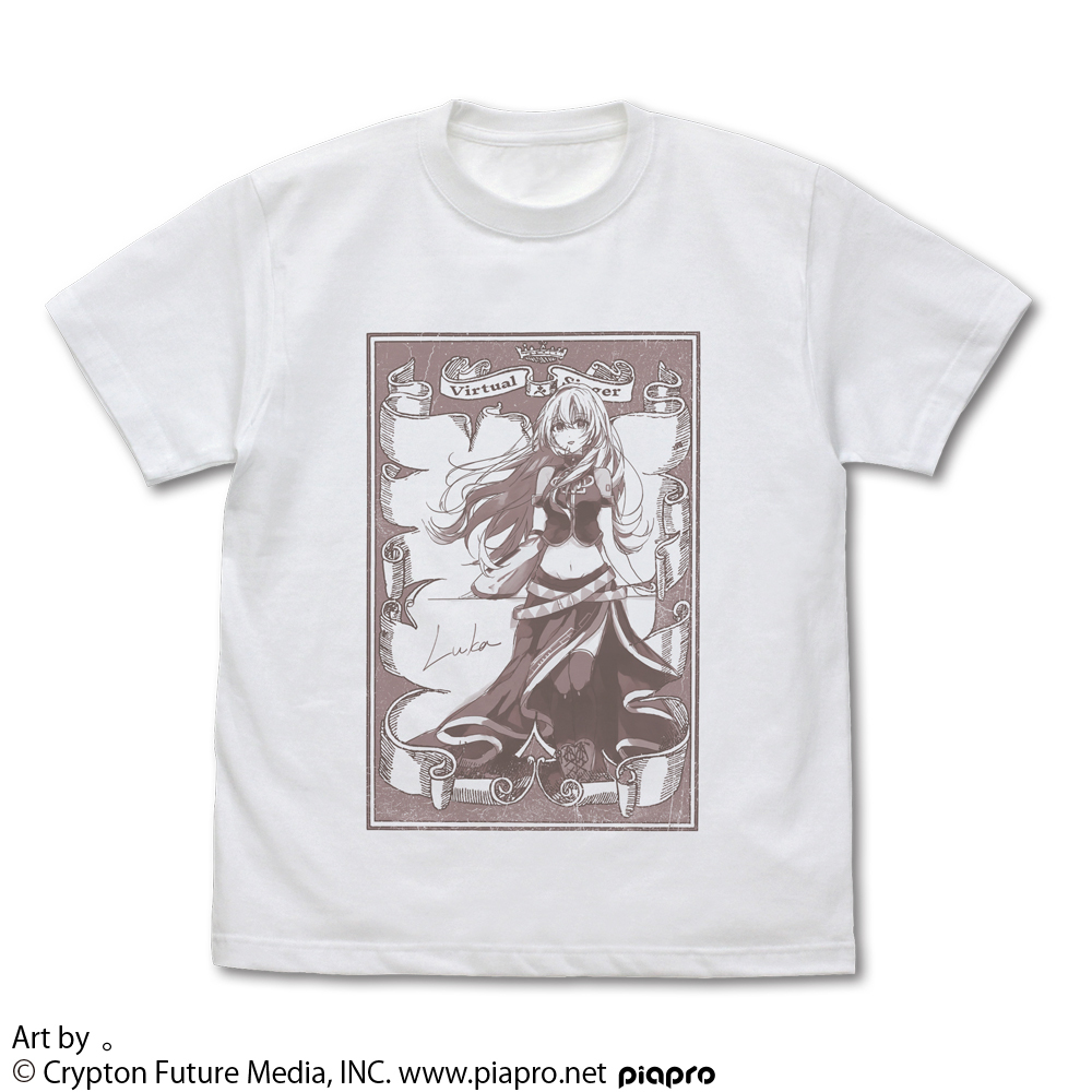 巡音ﾙｶ Tｼｬﾂ ｡ Ver./WHITE COSPA 081726