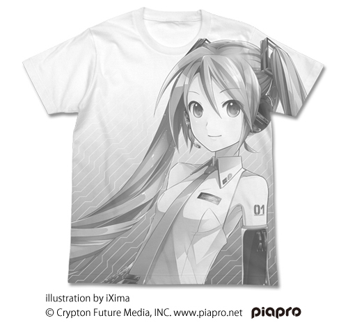 初音ﾐｸ V3 Tｼｬﾂ ver.2.0/WHITE COSPA 081726